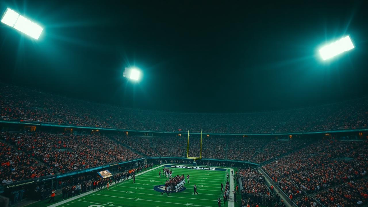 Live football match in 4K